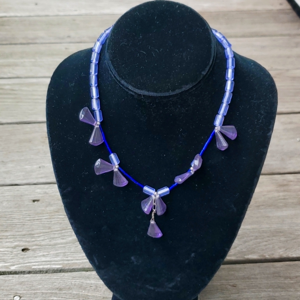 Adjustable boutique beaded necklace NWT